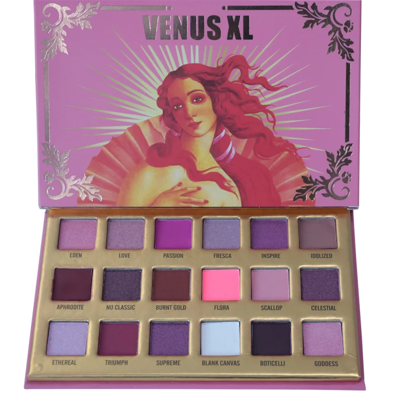 

18 Colors Brand Glitter Eyeshadow Pallete Makeup Earth Matte Tints Venus Unicorn Eyeshadow Palette Paleta De Sombra Maquiagem