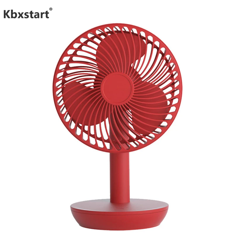 Electric Battery Usb Rechargeable Fan Quiet Table Desktop Fan