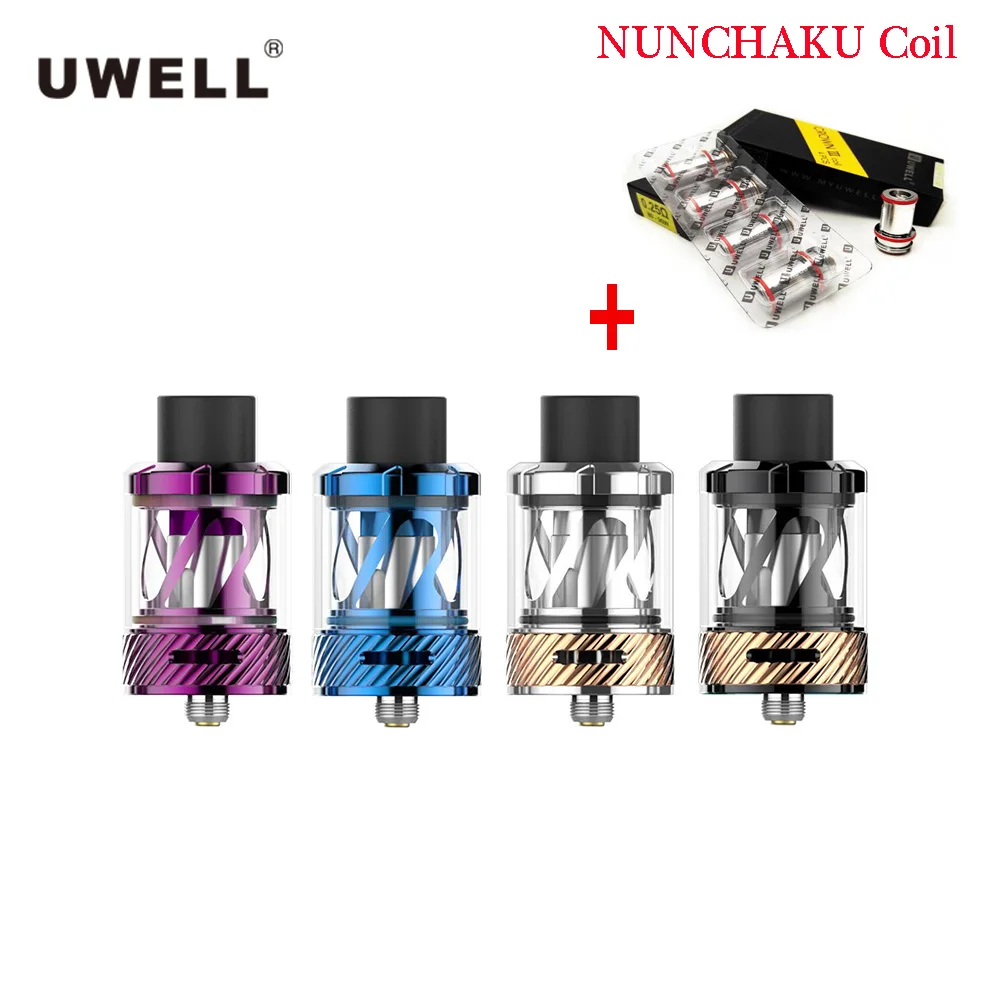 Оригинальный Uwell NUNCHAKU танк с 4 шт. катушки сигареты электронный подходит для Mod VS