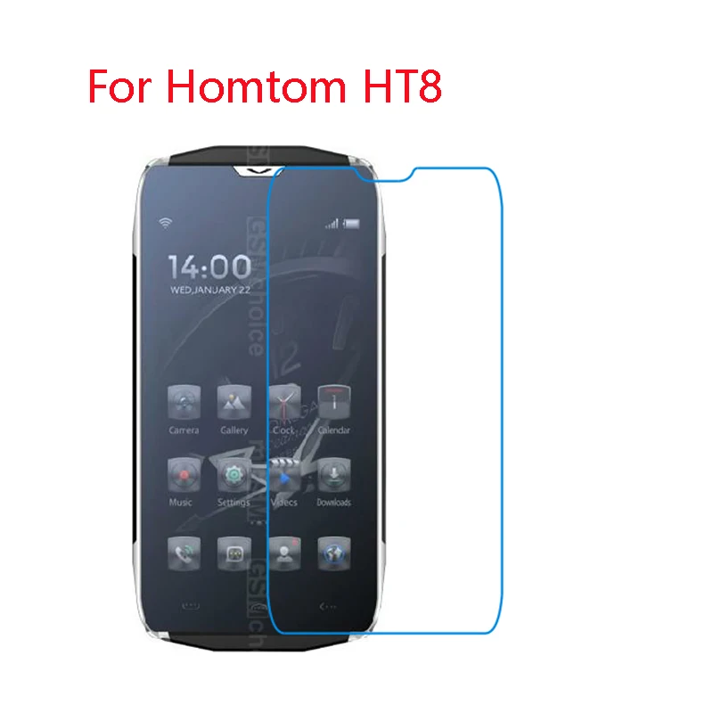 2-Pack) 9H гибкий стеклянный протектор экрана для HOMTOM ZOJI S12, Z9, 11,8, 33, S99i, HT70, 26,16, 10,8, 6,3 - Цвет: For HomTom HT8