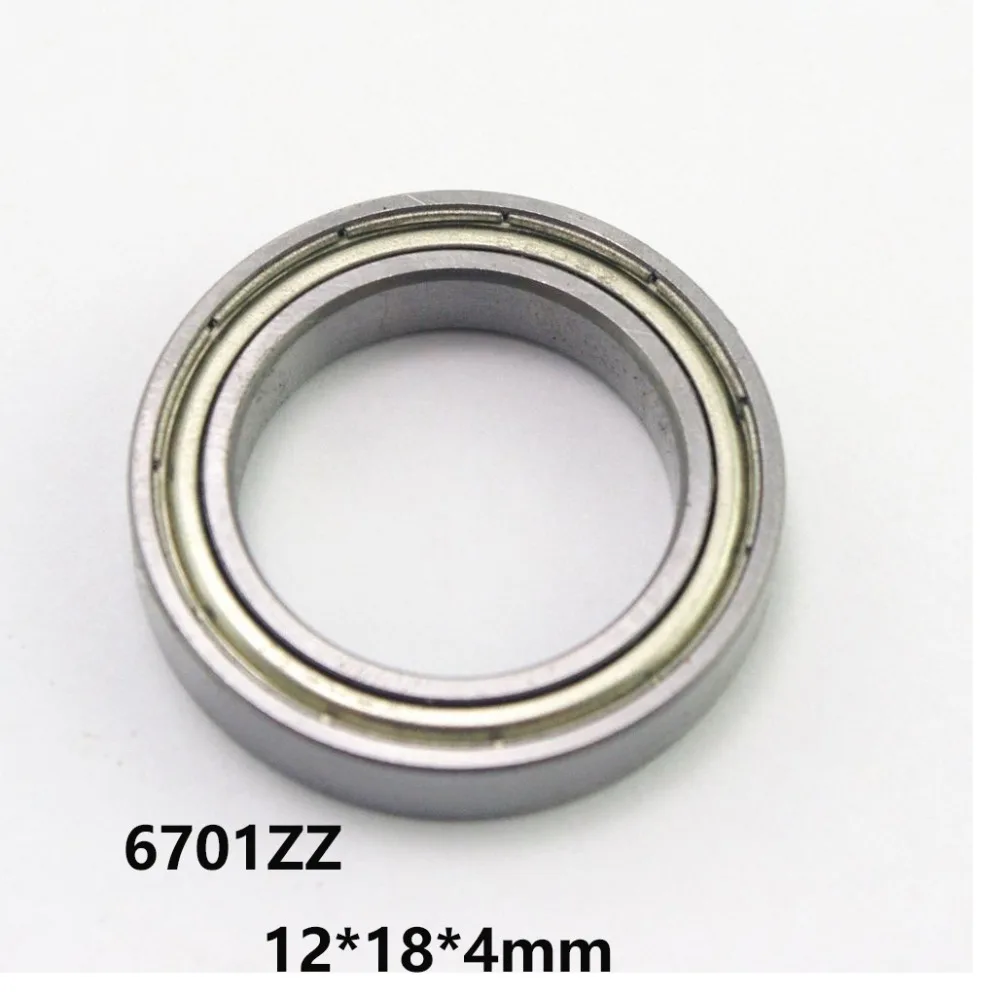

3pcs/lot 6701ZZ Deep Groove Ball Bearing 6701-ZZ 6701ZZ 12*18*4mm 12*18*4 52100 Chrome Steel Material Two-sided Iron Cover