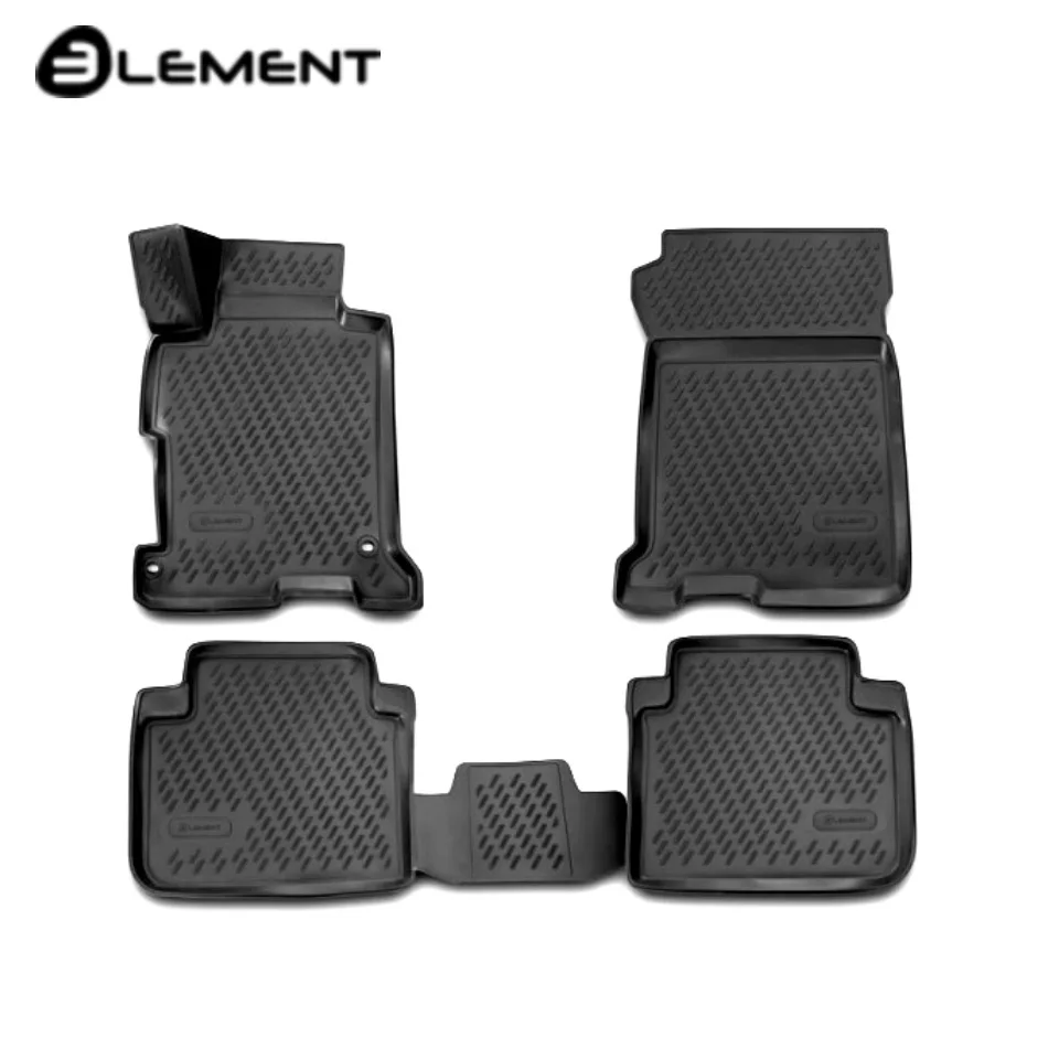 For Honda Accord IX 2013 2018 3D floor mats into saloon 4 pcs/set