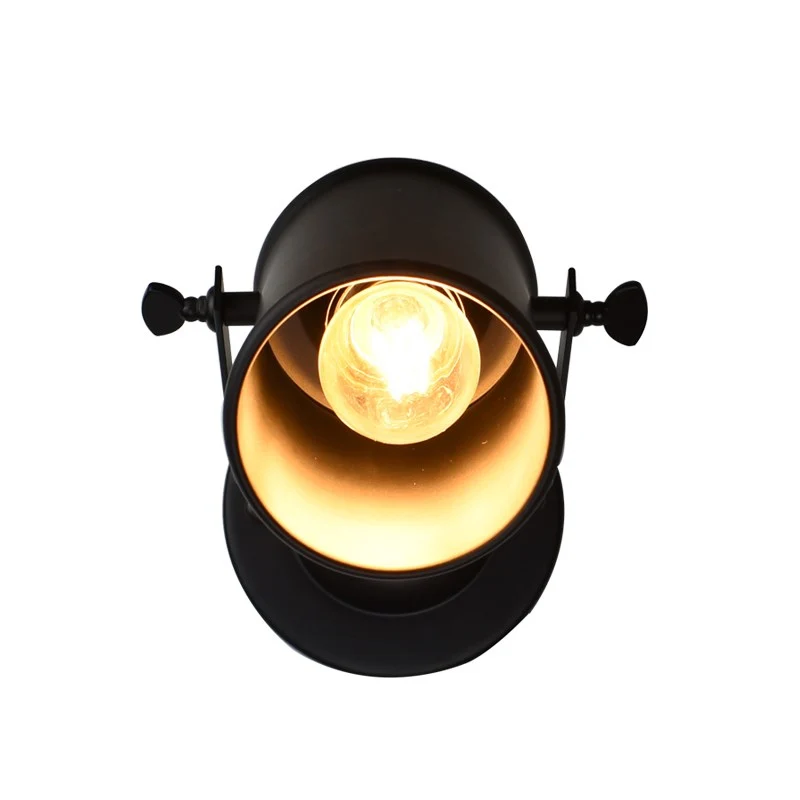 Черный Железный 110-260 в ретро промышленный винтажный настенный светильник, настенный светильник для домашнего декора, лампа E27 wandlamp, светильник для спальни, бра