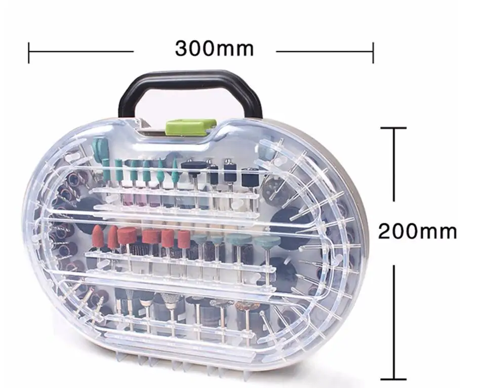 Milda 276 шт. набор роторных инструментов, электрический инструмент Dremel, аксессуары для шлифовки, полировки, резки