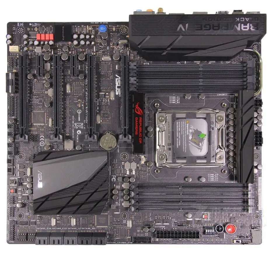 LGA2011 для ASUS Rampage IV Black Edition оригинальная б/у настольная X79 2011 материнская плата