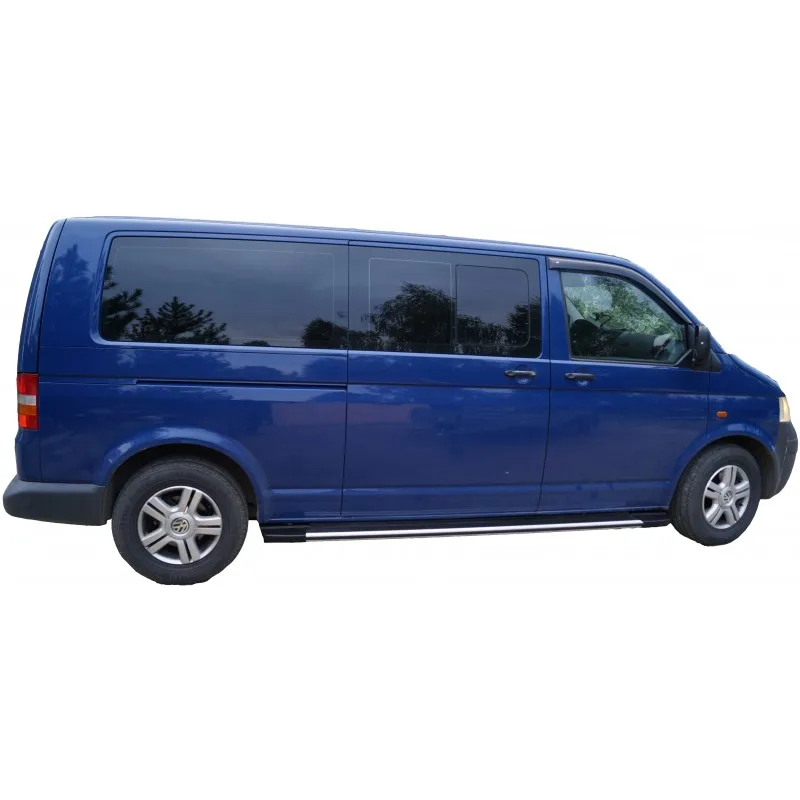 Боковые пороги(подножки) для Volkswagen Multivan T5 залив ELEGANS-VT5M213