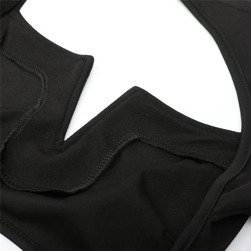 2018 summer jumpsuit woman Backless Casual Sexy Long Sleeve Bandage Bodysuit Skinny Pencil Jumpsuit pantaloni siamesi A16#N (4)