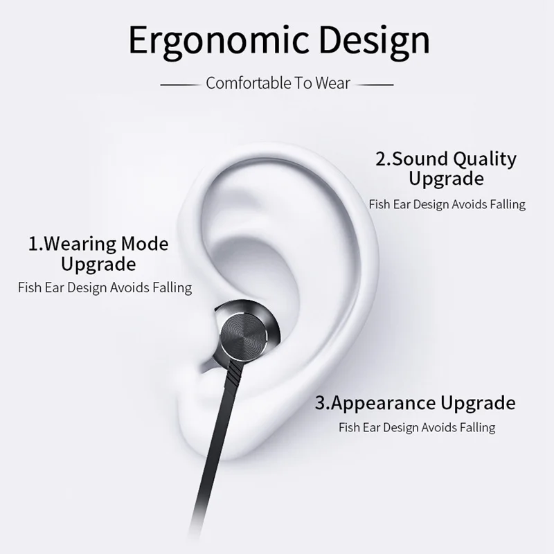 Langsdom L5Pro CSR4.1 Bluetooth Earphone with HD Mic Metal Sports Stereo Wireless Earphones Headphones auriculares for phone