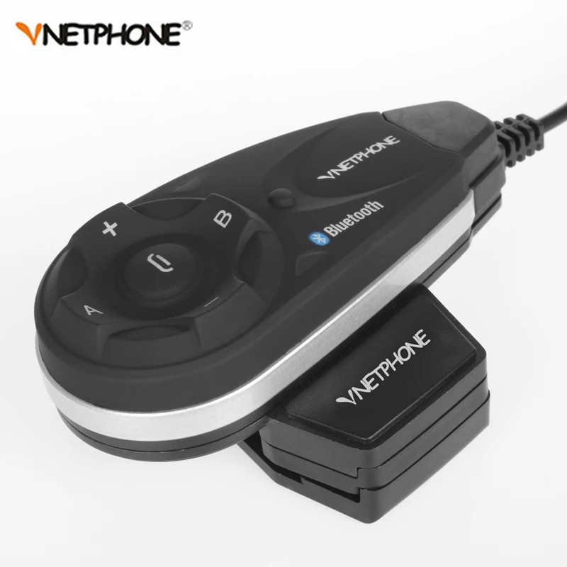 

Vnetphone V5 1200M BT Bluetooth Motorcycle Helmet Intercom for 5 Riders Interphone Headset Talk at same time