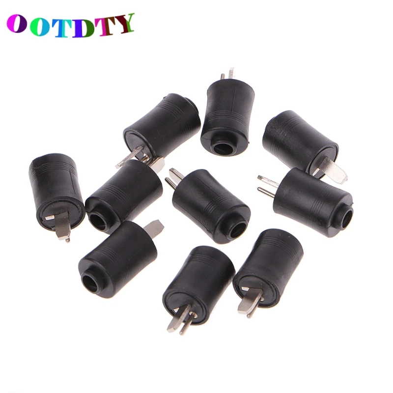 

OOTDTY 10Pcs/set 2 Pin DIN Male Speaker Plug 2-Pin Plug Hifi Loudspeaker Solder Connectors Drop Shipping Support