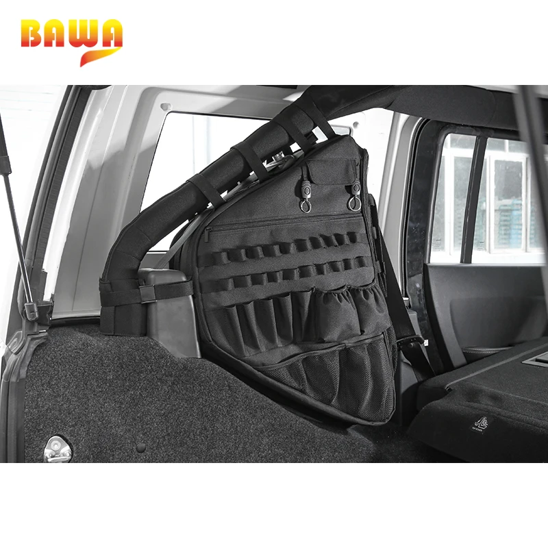 BAWA Сумка на багажник для Jeep Wrangler JL Ткань Оксфорд Автомобильная дверь анти-ролл сумка для хранения аксессуары для интерьера