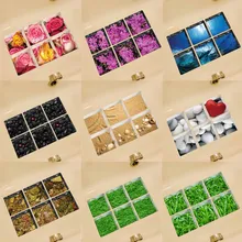 6 шт./компл.! 3D противоскользящие водостойкие Ванна из ПВХ Наклейки для декора Мути-Выберите стикер для ванной комнаты стикер на стену s