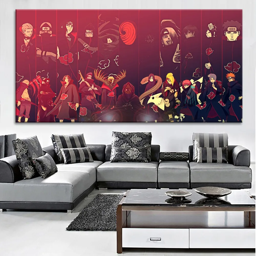 

Animation Large Poster Modern Home Decorativw Bedroon Wall Art 1 Piece Naruto Character Picture Canvas HD Printing Types