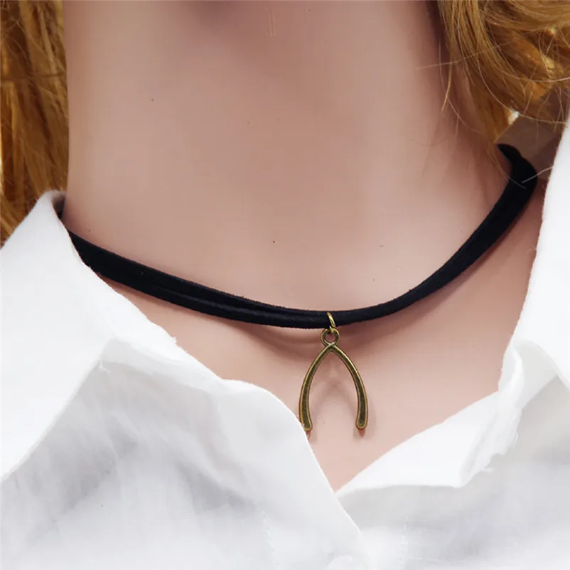 NEW Fashion 6 Pieces chokers necklaces Set Stretch Velvet Classic Gothic Lace Party Jewelry Neck accessories Collar A08#N (2)