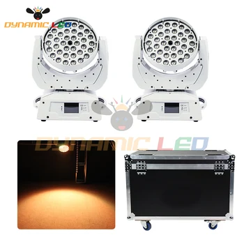 

2pcs With Case 36x10w Wash Zoom Moving Head Light RGBW 4in1 Dj Light Dmx Control Stage Light For Disco Nightclub