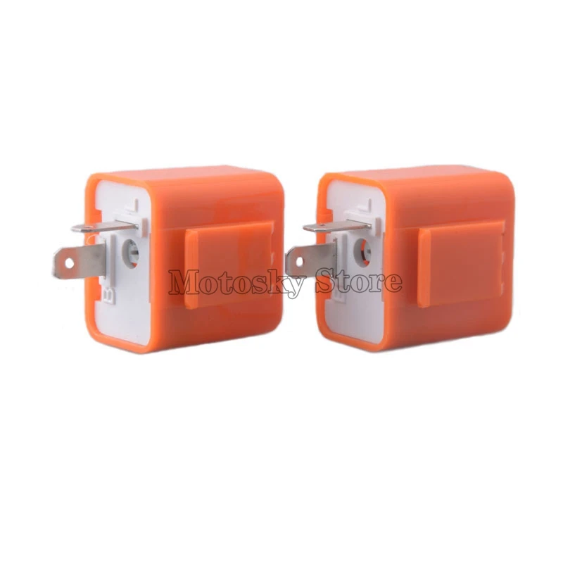 

12V 2 Pin Motorcycle Adjustable Frequency Relay Turn Signal Indicator LED Flasher Relay For Motorcycle Motorbike fix