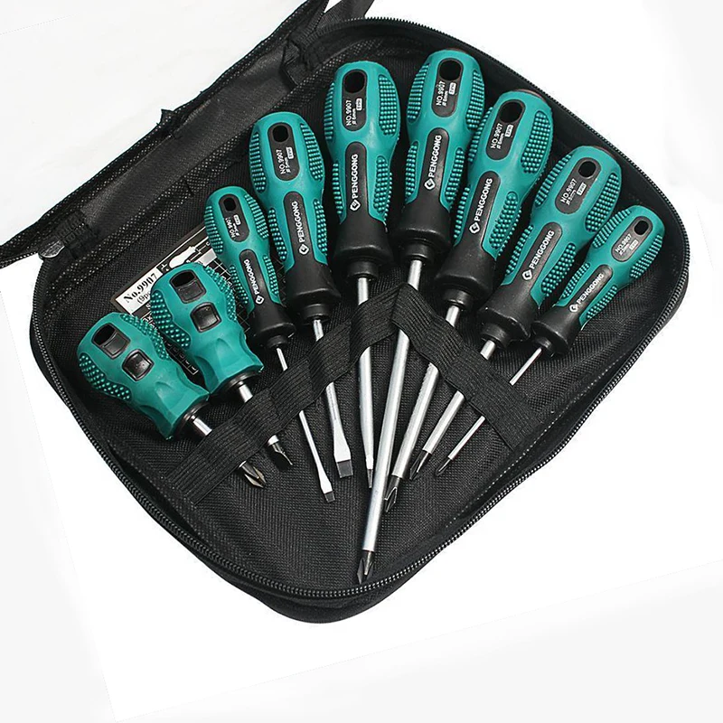 

9pcs Multi Screwdriver Set Multi-Bit Hand Tool Set Repair Torx Screw Driver Screwdrivers Kit Home Useful Hand Tool
