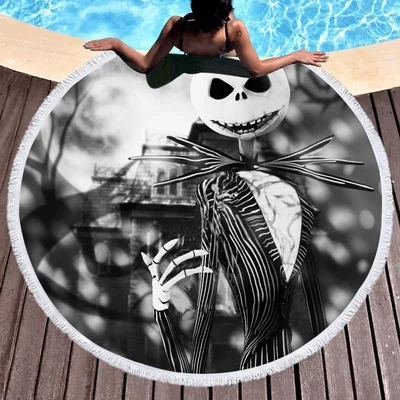 Креативный мультфильм армия душа серии пляжное полотенце круглый кисточки Коврик для йоги из микрофибры банное полотенце для пикника одеяло ковровый гобелен 150*150 см - Цвет: 4
