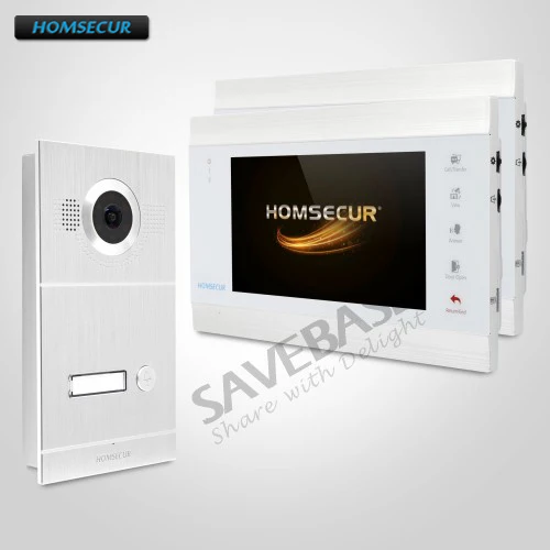 

HOMSECUR 7" Hands-free Video Door Phone Intercom System with Call Transfer