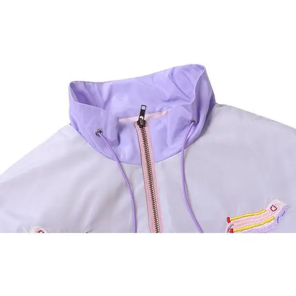 Pastel Aesthetic Japanese Baseball Sport jacket  3