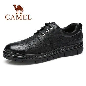 

CAMEL New Men's Shoes Genuine Leather Natural Cow Leather Lightweight High Quality Business/Dress/Party/Wedding Shoes Men