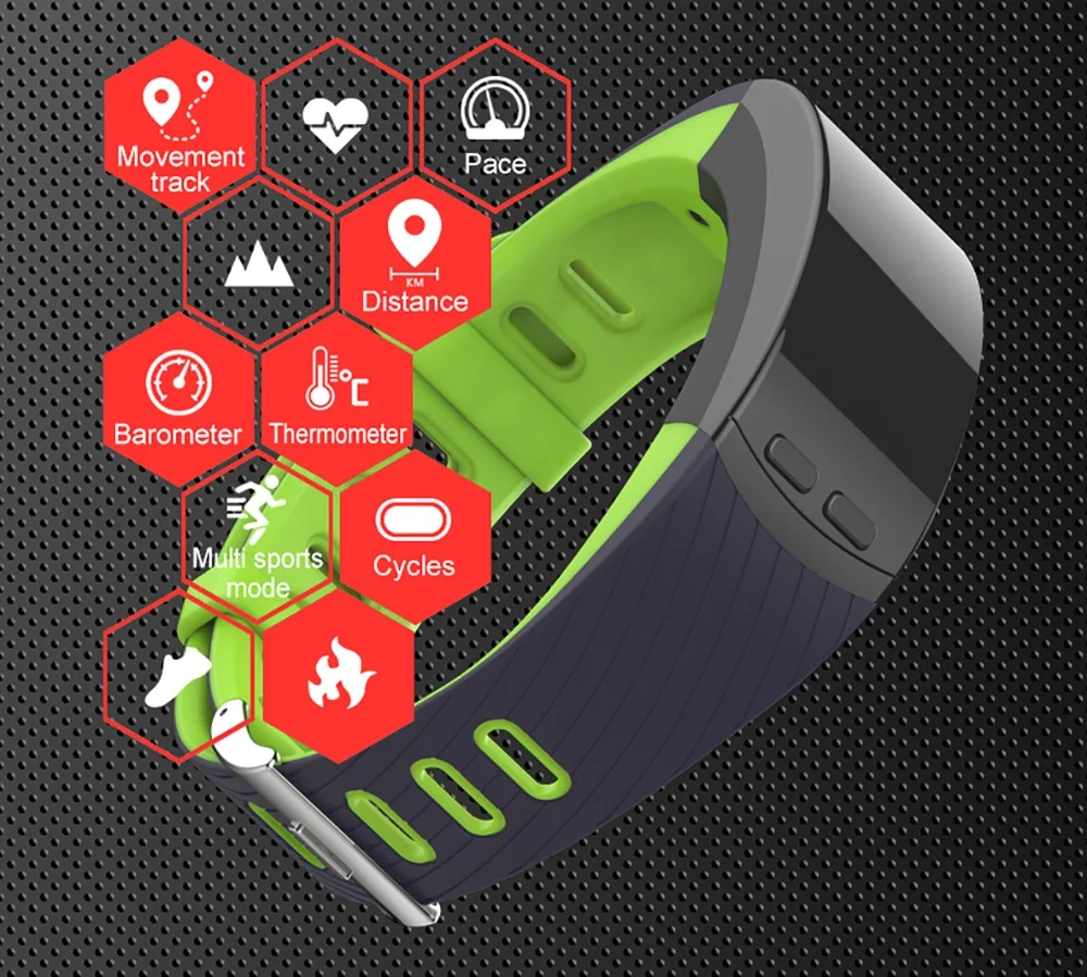 Alisa Smart Watch GPS Heart Rate Tracker Fitness Tracker Activity Tracker Multi Sport Mode Bluetooth Men Women Smart Bracelet