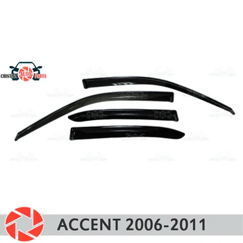 

Window deflector for Hyundai Accent 2006-2011 rain deflector dirt protection car styling decoration accessories molding