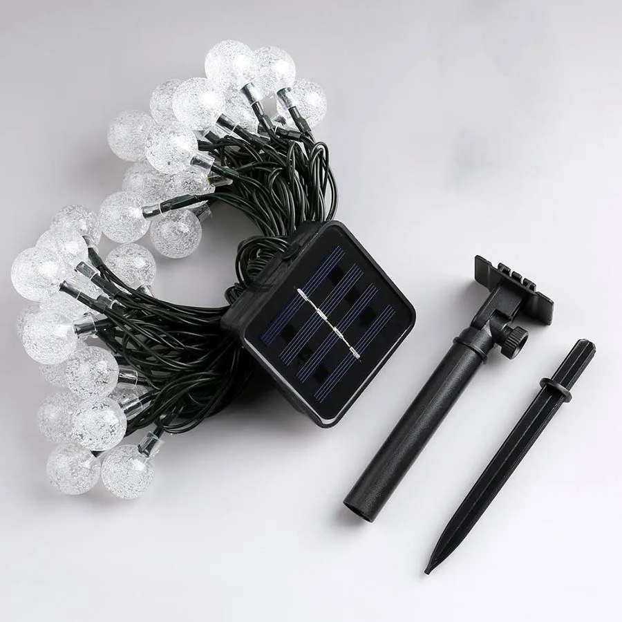 7M 50LEDs Solar Power LED Ball String Light Christmas Lighting for Home Patio Garden Party Holiday Decoration String Fairy Lamp (12)