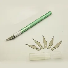 6 Blades Art Knifes Wood Carving Tools Razor Hobby Leather Fruit Food Craft Sculpture Engraving Scalpel Cutting PCB Repair P10