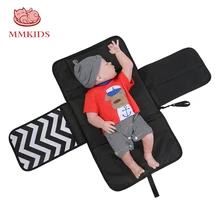 Пеленальный коврик портативный пеленки мягкий гибкий Дорожный Коврик клатч с барьером для новорожденных складной чистые руки сменная станция