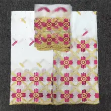 Белый Розовый цвет хлопковое швейцарское кружево ткань тяжелая вышитая с французским кружевом набор ткани швейцарская вуаль кружева в швейцарской 30