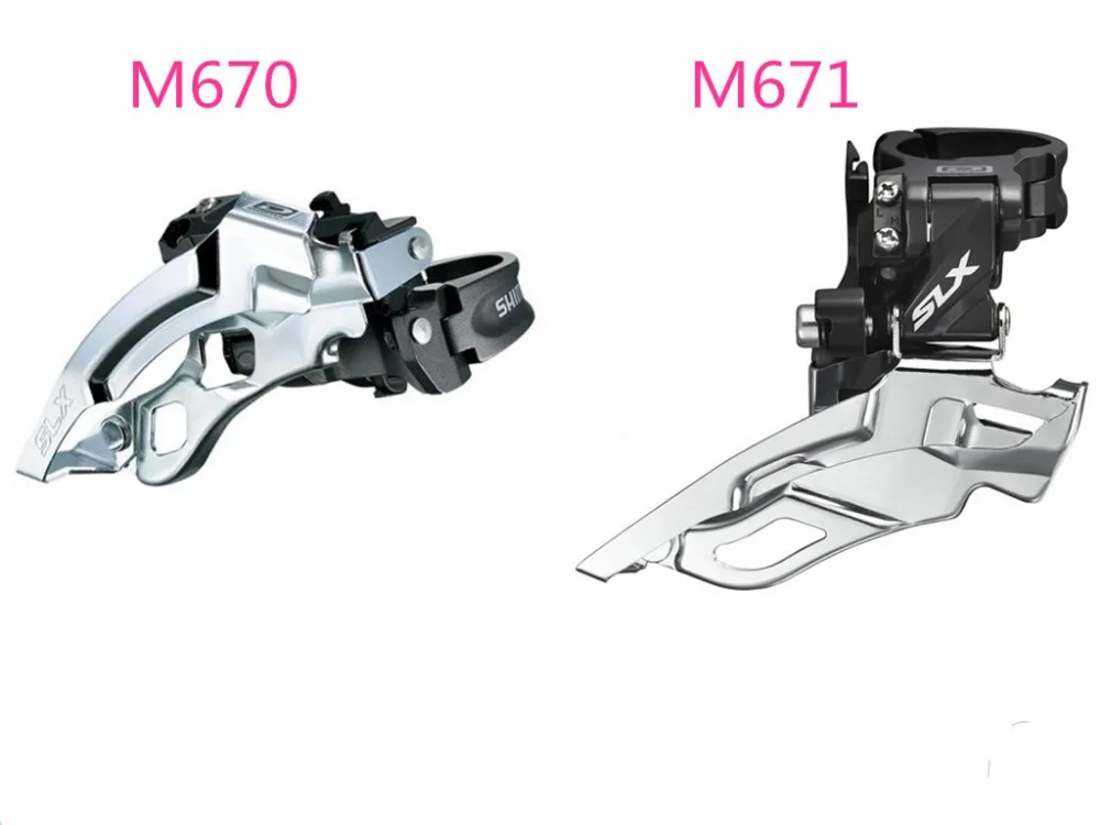 

shimano SLX FD-M670 M671 front derailleur 3*10S MTB bike derailleurs M670 30S