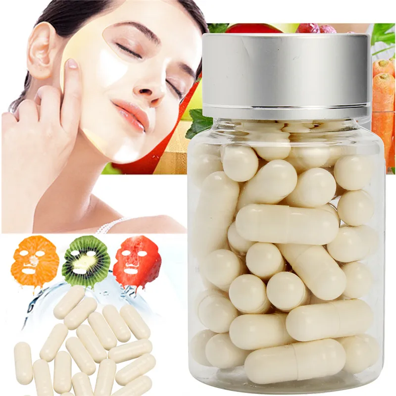 

50Pcs Collagen Protein Bioactive Peptides Crystal Capsule Mask Powder for Mask Machine Rejuvenation Shrink Pore Whitening Cream