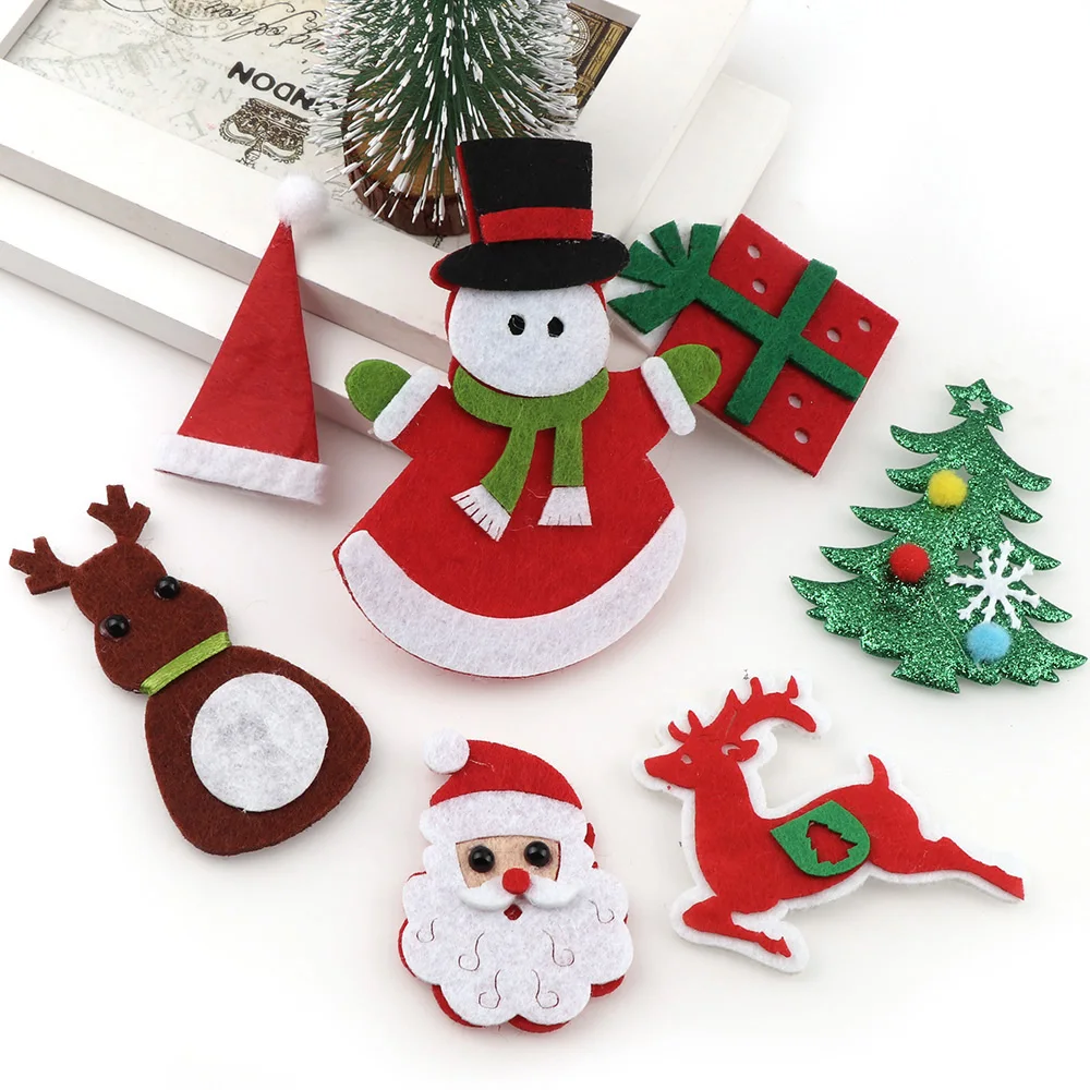 Stickers Craft Embellishment Handmade Xmas Card Topper Father Christmas Santa