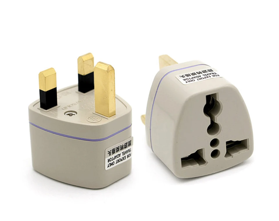 Multifunctional EU US AU to UK Plugs adapter Power Converter Plugs 2 Pin Socket EU to England Travel Charger Adapter Converter (13)