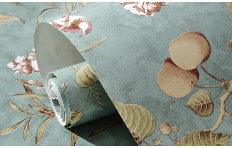 parede do vintage apple tree mural wallpapers