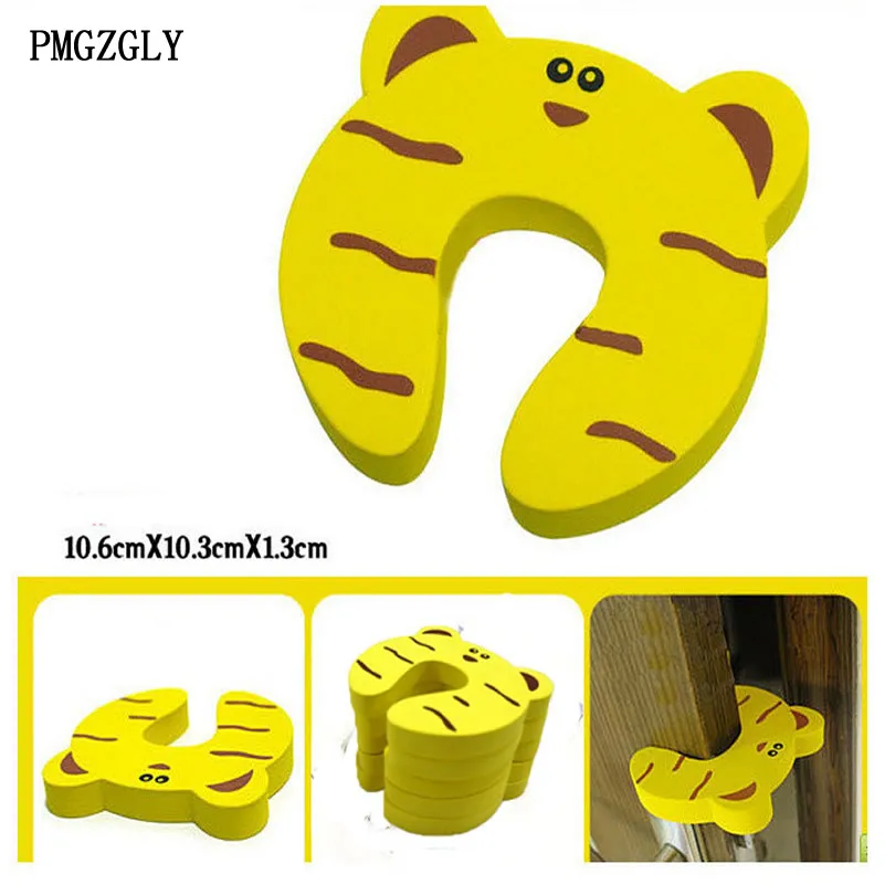 5pcs/lot Animal Jammers Stop for Children Door Stopper Holder Finger Protector Kids Baby lock Safety Edge Corner Guards Cartoon