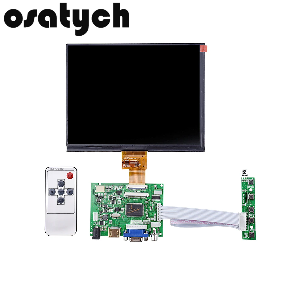 

8inch HE080IA-01D HDMI/VGA/2AV 50PIN TTL LVDS Controller Board Moudle 1024*768 LCD Display Screen Matrix