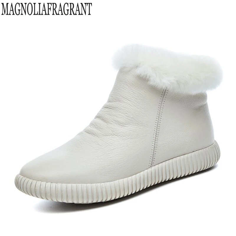 Genuine leather Snow boots women High quality Women's Boots Rabbit hair Winter Boots for women Warm shoes woman Botas Mujer c315 Genuine leather Snow boots women High quality Women's Boots Rabbit hair Winter Boots for women Warm shoes woman Botas Mujer c315