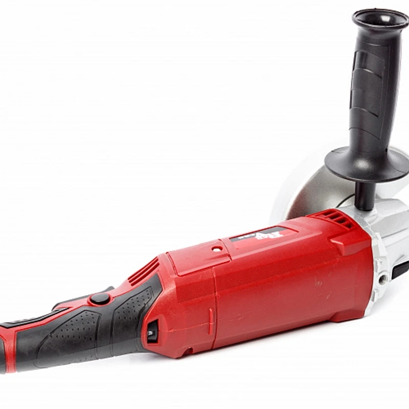 Машина шлифовальная угловая RedVerg RD-AG130-125ES (мощность 1300Вт, диск 125 мм, частота вращения диска до 11000 об/мин, фиксация шпинделя, блокировка кнопки включения)
