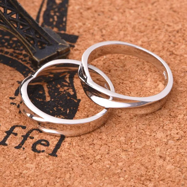 Uloveido Wedding Rings Pair Vintage Engagement Couple Rings for Men and Women Love Ring Mens Jewellery Anillos Bague Femme J008