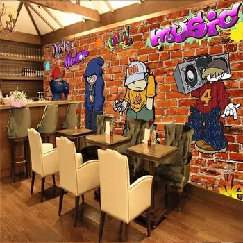 

Huge modern street graffiti character background professional custom high-end mural factory wholesale wallpaper mural photo wall