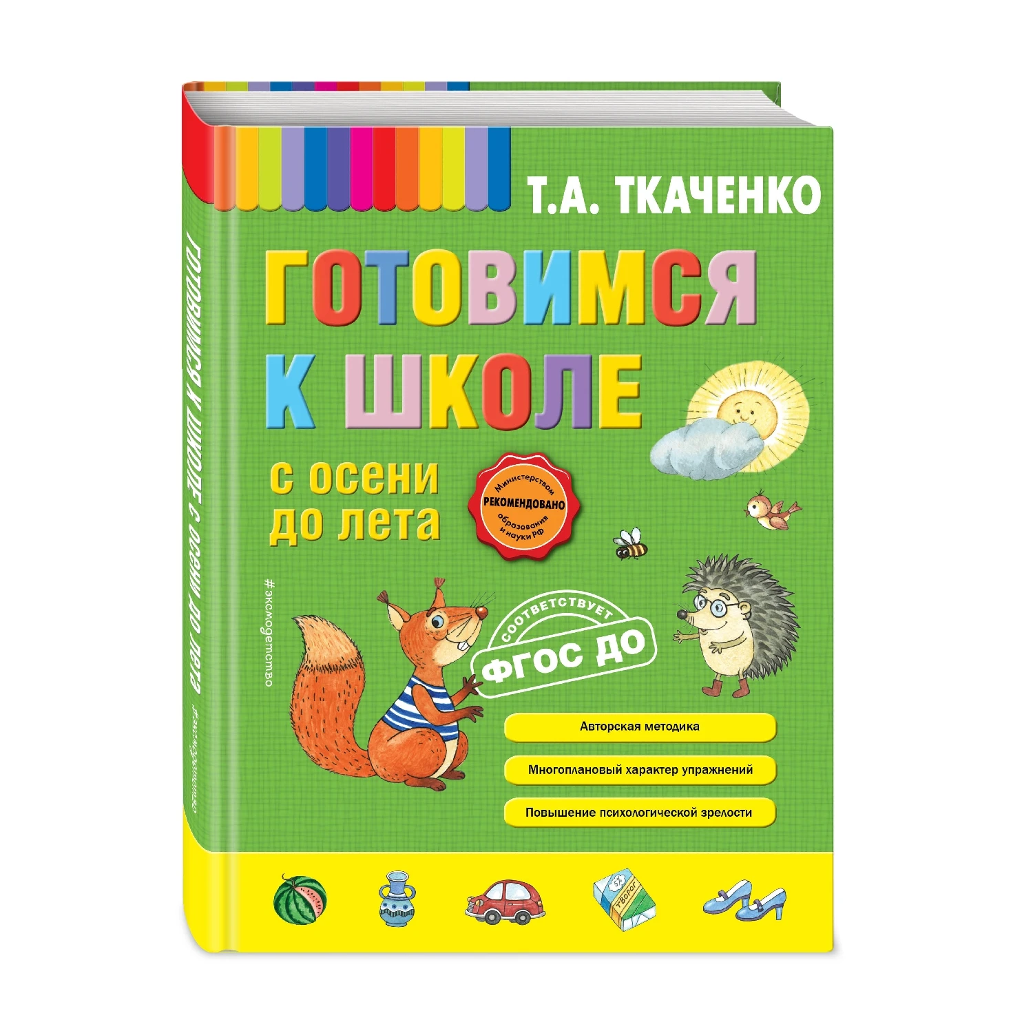 Готовимся к школе с осени до лета (Татьяна Ткаченко, 978-5-699-93269-6, 264 стр., 0+)