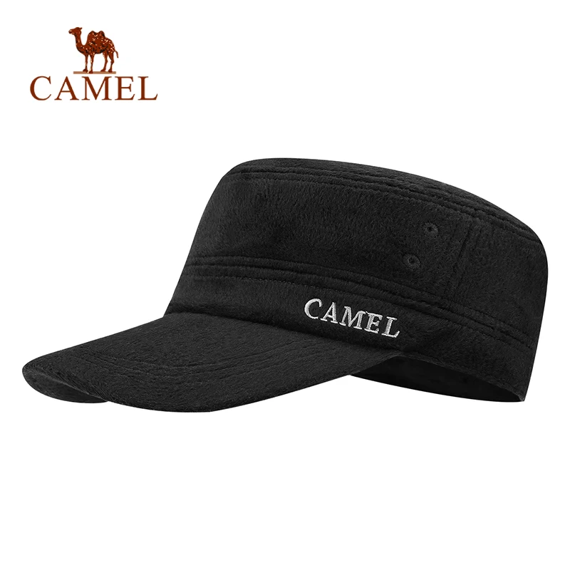 CAMEL унисекс Плоская верхняя походная шапка Регулируемая флисовая ветрозащитная теплая уличная спортивная Военная стильная армейская Кепка тактическая шапка