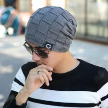 Seioum капот красная кепка со звездами Мужская зимняя шапка Мужской трикотажный свитер шерстяные шапочки мужские зимние шапки кепки в стиле хип-хоп осень gorros