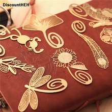 1 Pcs Exquisite Animals & Plants Hollow Out Metal Bookmark Book Label Promotional School Supplies Student Gift Stationery