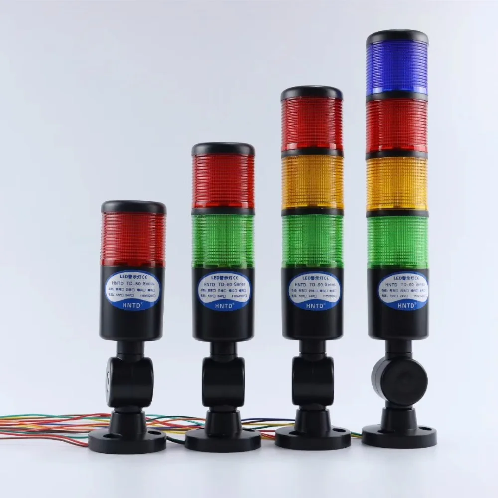 Red//Green//Orange for machine tools for mechanical equipment 24VDC LED CNC Machine LED Light Stack Alarm Warning Lamp Tower Tower CNC Machine Warning Light