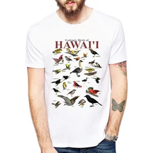 

Lasting Charm Colorful Birds T Shirt Design T-shirt Cool Novelty Funny Tshirt Style Men Printed Tee The Endemic Birds of Hawaii