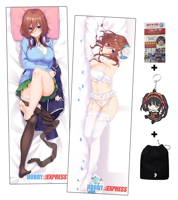 Хобби Express очень женственный и Quintuplets Dakimakura японский отаку Waifu обниматься тела