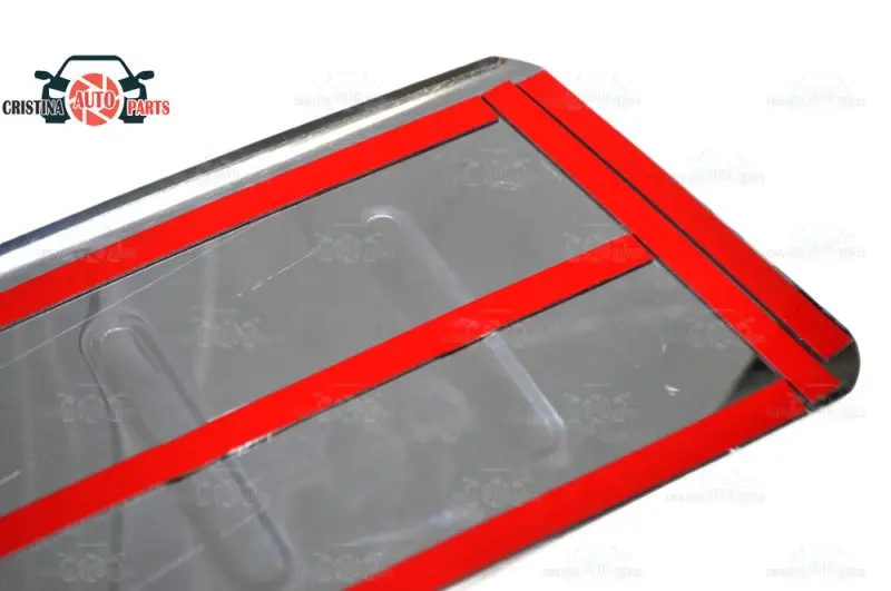 Baratos Cubierta de la placa parachoques trasero para Renault Duster I 2010 2018 Placa de protección de diseño del coche accesorios de decoración sello de moldeo